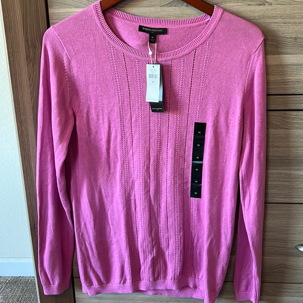 Soft purple brand new Banana Republic sweater